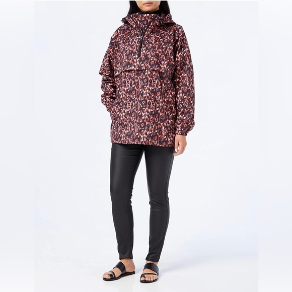 CORE 10 Women's Over-The-Head Water Resistant Hooded Jacket - Small - Picture 2 of 10